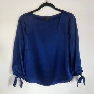 Royal blue Banana Republic blouse